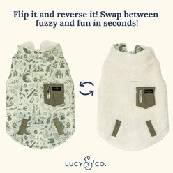 Lucy & Co. Teddy Camp Out Reversible Dog Vest, XX-Large slide 2 of 7