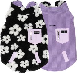 Lucy & Co. Teddy Far Out Reversible Dog Vest, Small
