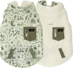 Lucy & Co. Teddy Camp Out Reversible Dog Vest, Medium