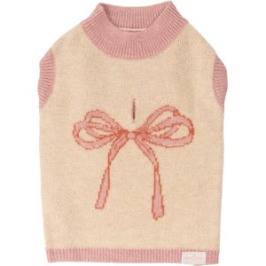 Lucy & Co. Take a Bow Dog Sweater, X-Small