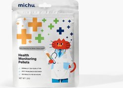 Michu Color Changing Indicators Cat Health Monitoring Pellets, 0.045-lb bag