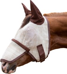 Kensington Protective Products Horse Fly Mask with Removable Nose, Desert Sand, Large