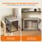 Show in main carousel: Yaheetech Multi-functional Wooden Dog Crate, Gray, 32-in slide 6 of 7