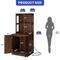 Show in main carousel: Wooflex Wooden Cabinet Furniture Style Cat Litter Box Enclosure with Storage Shelf, Brown slide 3 of 9