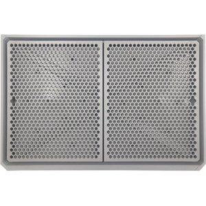 Alpha Dog Series Indoor Washable Dog Potty Training Toilet Tray Pad Holder, Grey, Giant