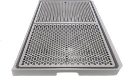 Alpha Dog Series Indoor Washable Dog Potty Training Toilet Tray Pad Holder, Grey, Giant slide 2 of 9