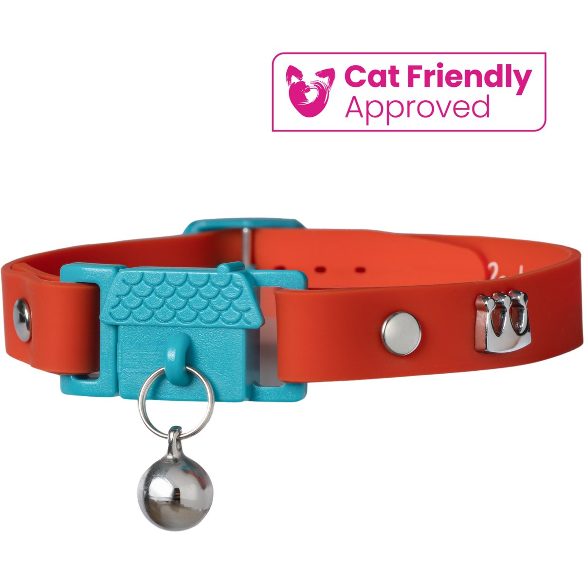 Kittyrama Breakaway Adjustable with Bell Cat Collar, Red