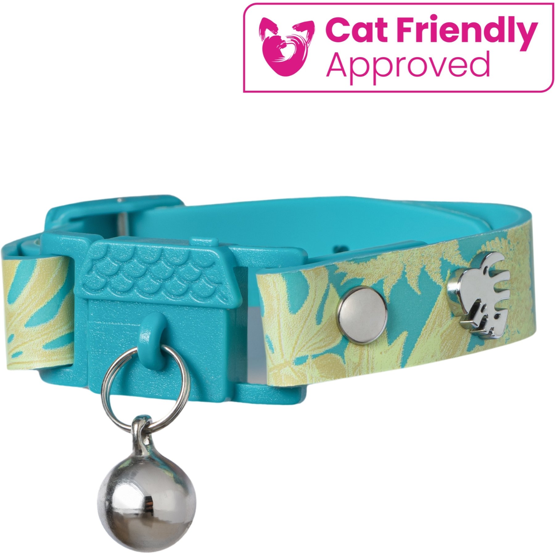 Kittyrama Kitten Breakaway Adjustable with Bell Cat Collar, Jungle