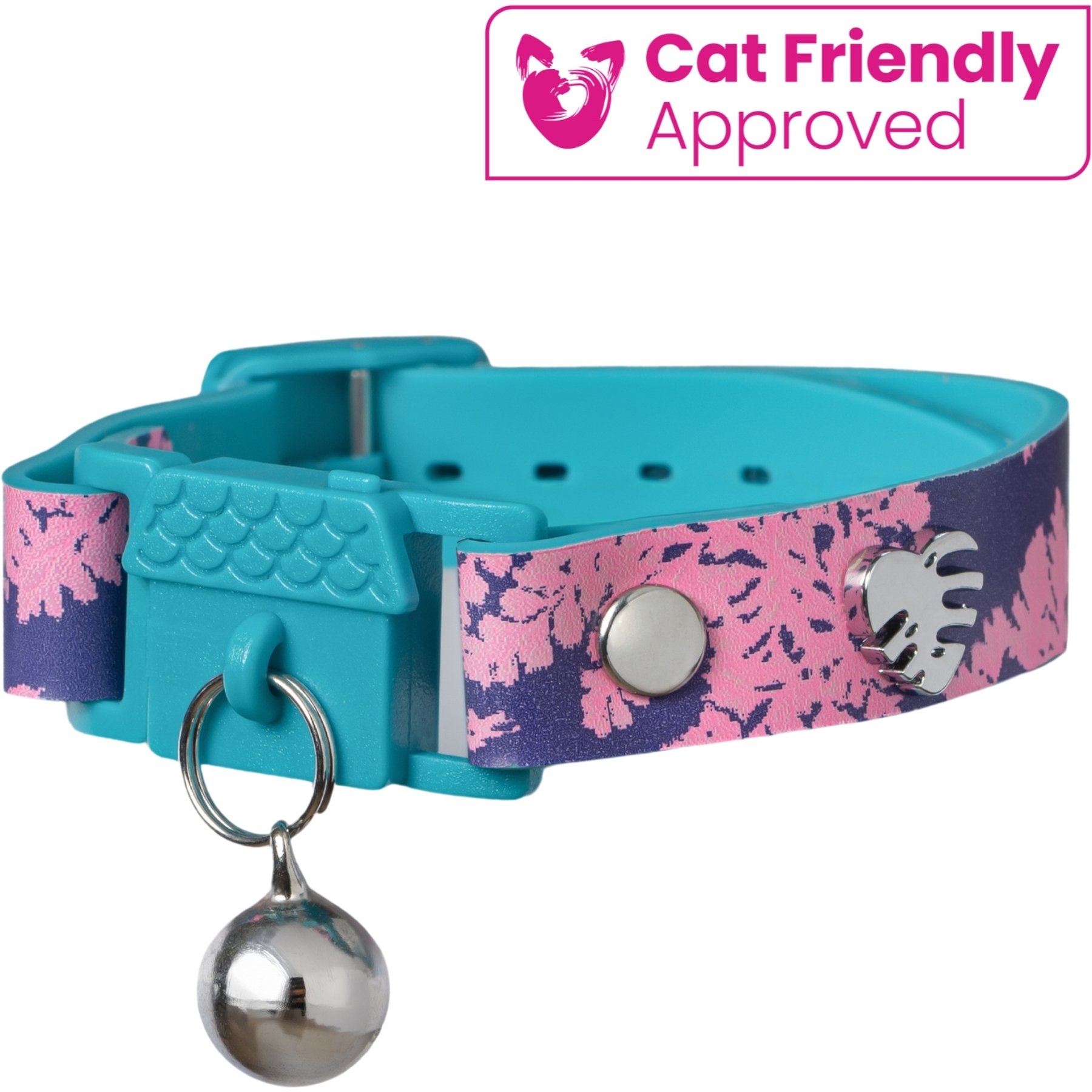 Kittyrama Kitten Breakaway Adjustable with Bell Cat Collar, Fern