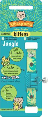 Show full view: Kittyrama Kitten Breakaway Adjustable Cat Collar, Jungle slide 4 of 7
