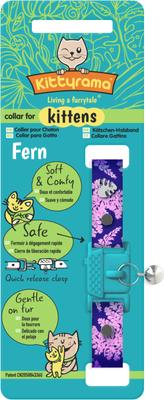 Show full view: Kittyrama Kitten Breakaway Adjustable Cat Collar, Fern slide 4 of 7