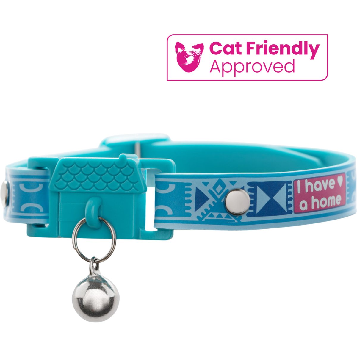 Kittyrama Breakaway Adjustable with Bell Cat Collar, River