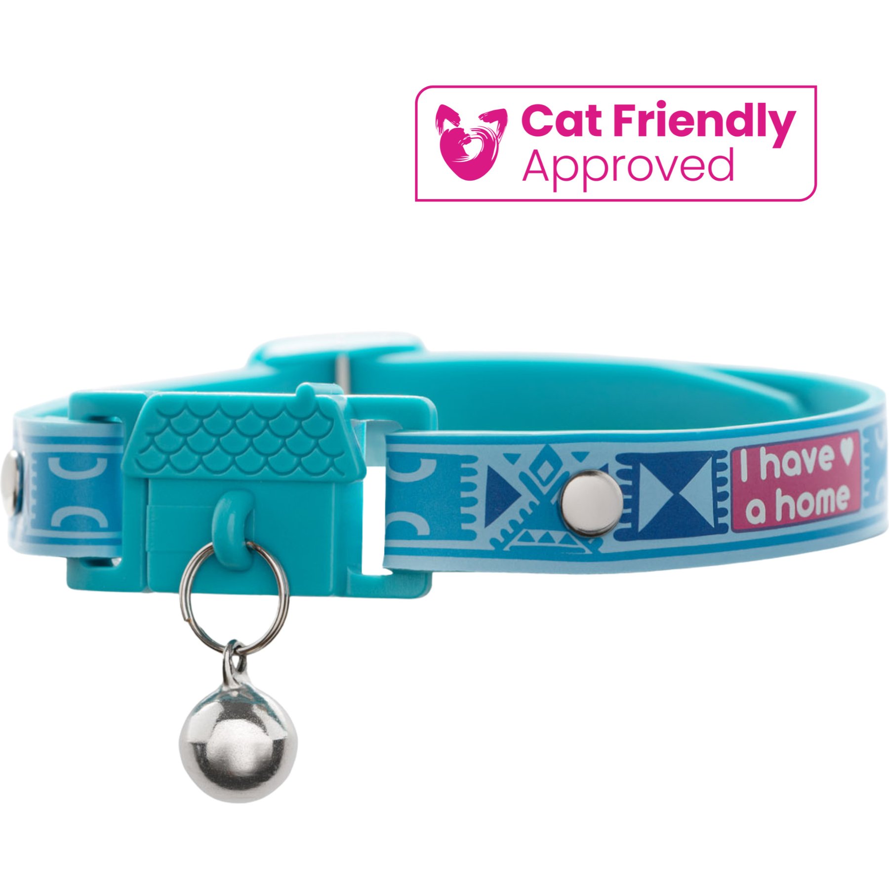 Kittyrama Breakaway Adjustable with Bell Cat Collar, River