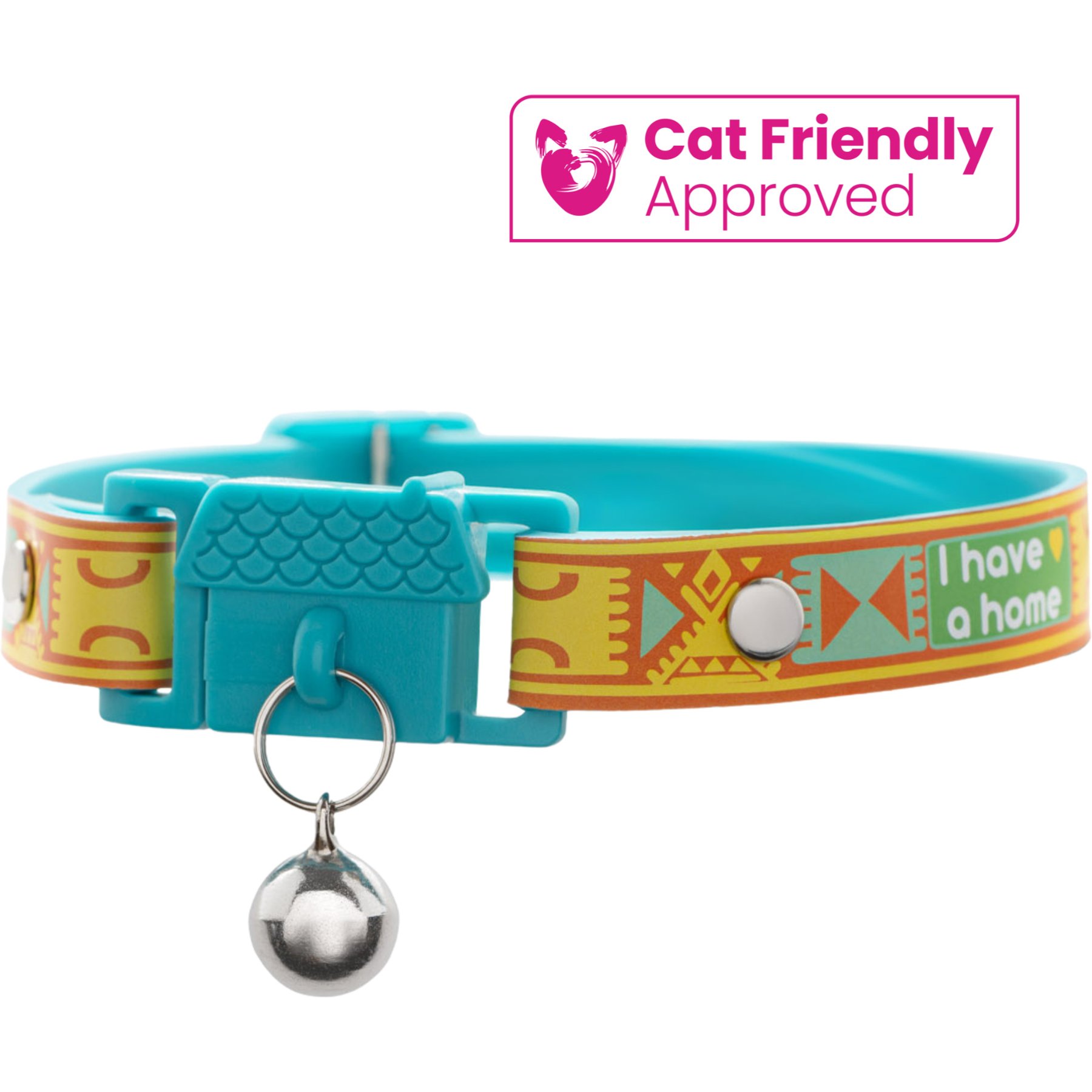 Kittyrama Breakaway Adjustable with Bell Cat Collar, Savanna