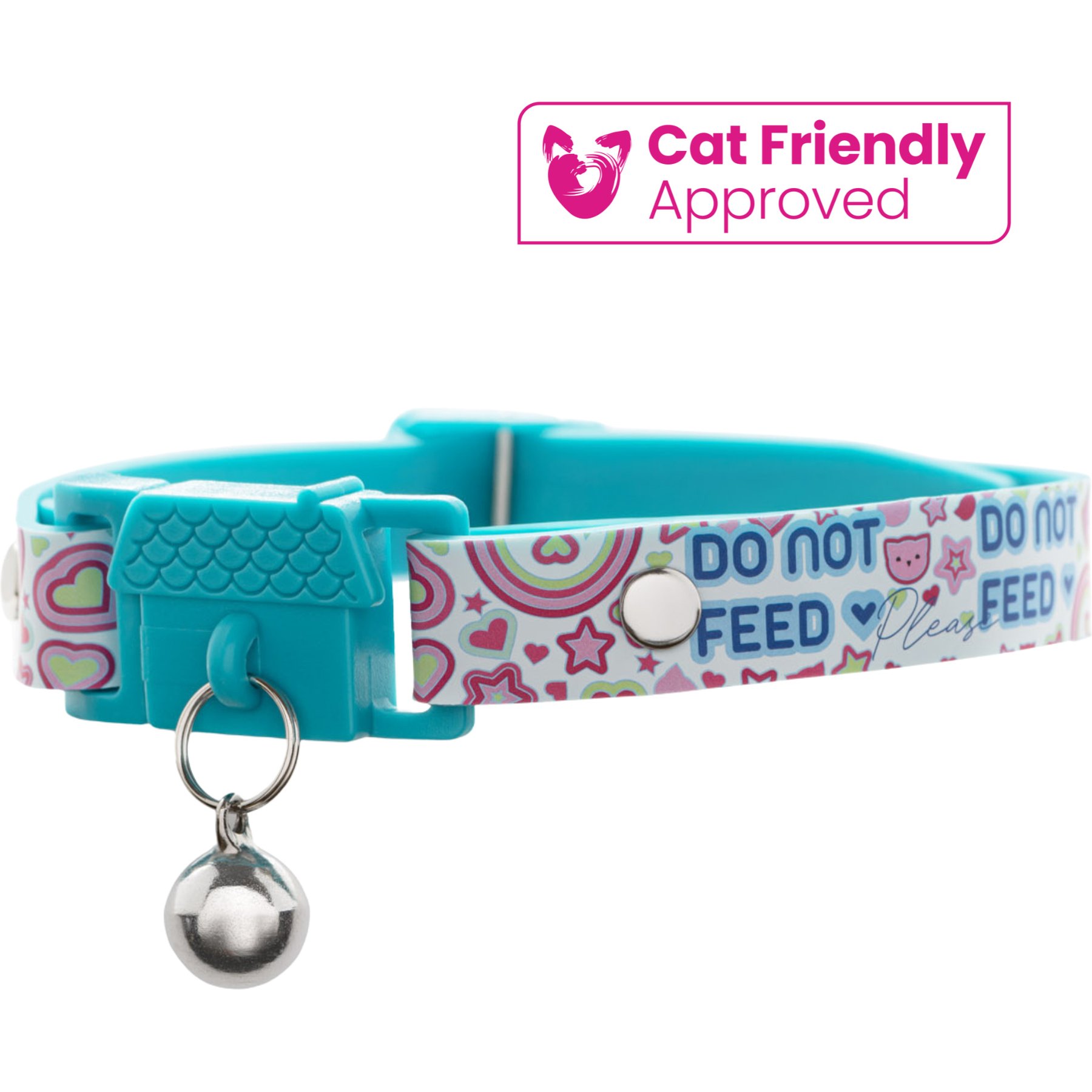 Kittyrama Breakaway Adjustable with Bell Cat Collar, Pearl