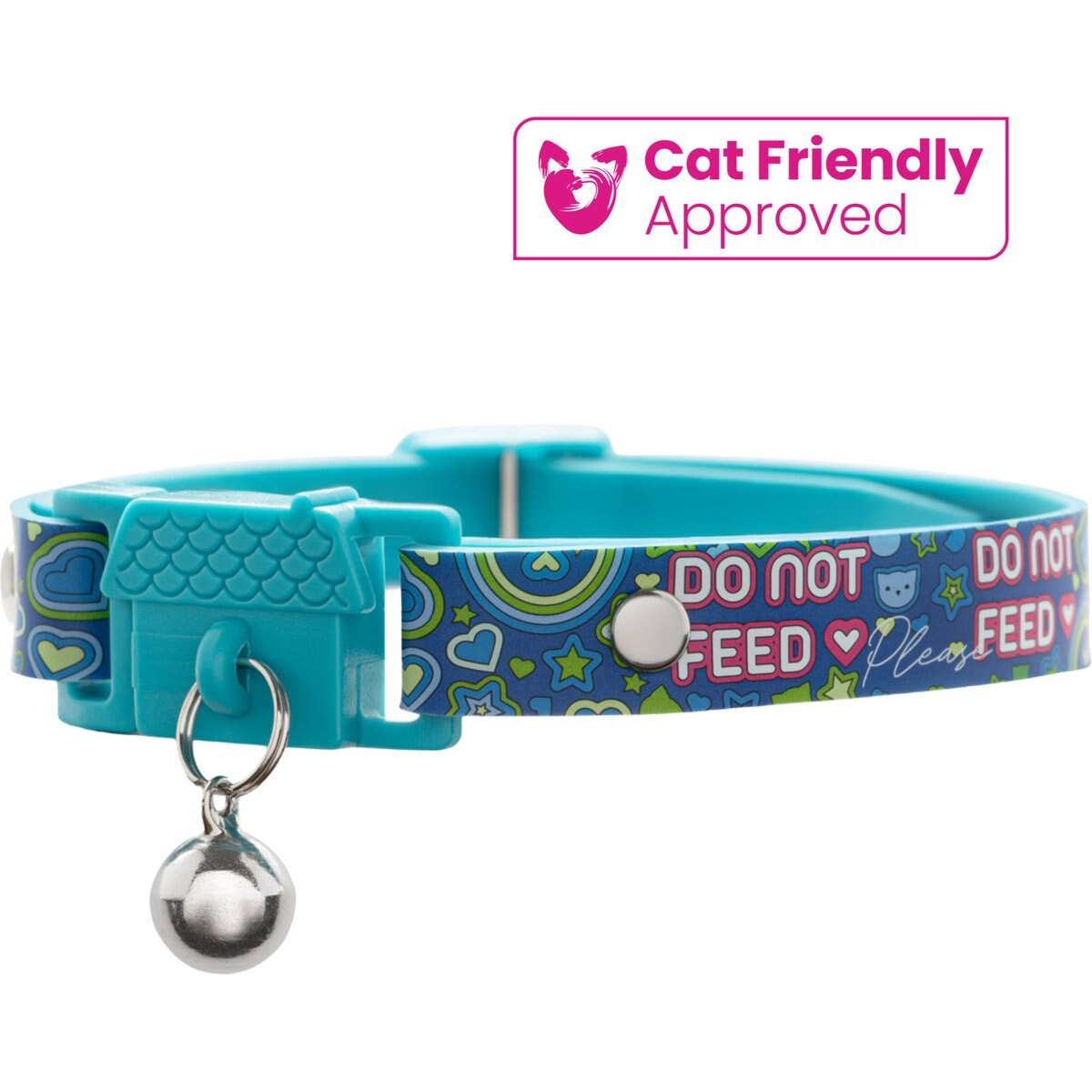 Kittyrama Breakaway Adjustable with Bell Cat Collar, Indigo
