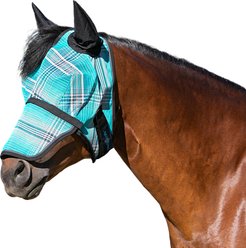 Kensington Protective Products Horse Fly Mask with Removable Nose, Atlantis, Large