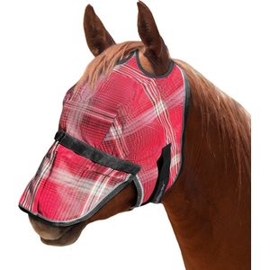 Kensington Protective Products Horse Fly Mask with Web & Nose, Merlot, Medium