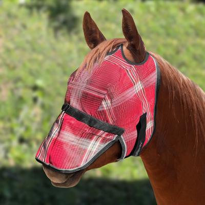 Show full view: Kensington Protective Products Horse Fly Mask with Web & Nose, Merlot, Medium slide 2 of 7