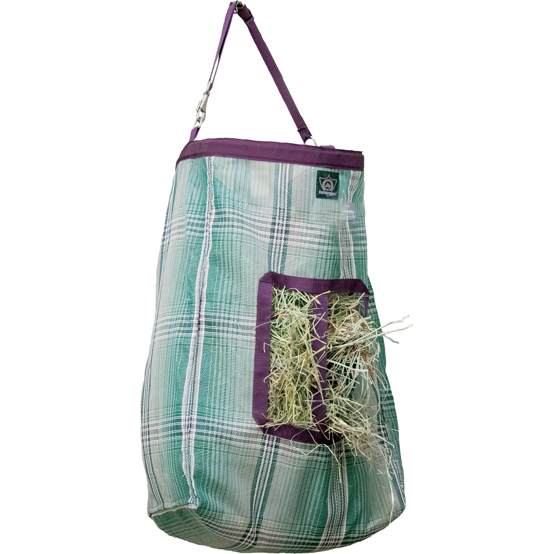 Kensington Protective Products 2 Flake Horse Hay Bag with Rim, Imperial Jade
