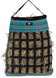 Kensington Protective Products 2 Flake Slow Feed Horse Hay Bag with Rim, Atlantis, Large