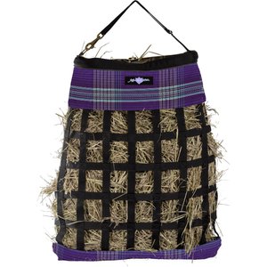 Kensington Protective Products 2 Flake Slow Feed Horse Hay Bag with Rim, Lavender Mint, Large