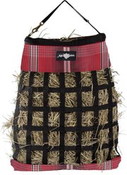 Kensington Protective Products 2 Flake Slow Feed Horse Hay Bag with Rim, Merlot, Large slide 1 of 6