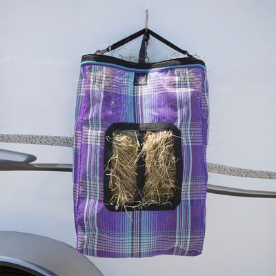 Show full view: Kensington Protective Products 2 Flake Horse Hay Bag with Rim, Lavender Mint slide 2 of 7