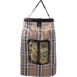 Kensington Protective Products 2 Flake Horse Hay Bag with Rim, Deluxe Black