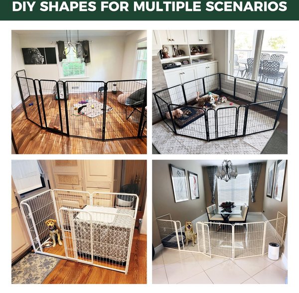 Show full view: FXW Homeplus Indoor Dog Playpen, 32-in, 12-panel slide 2 of 9