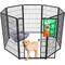 Show in main carousel: FXW Homeplus Indoor Dog Playpen, Black, 45-in, 8-panel slide 1 of 10