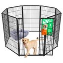 FXW Homeplus Indoor Dog Playpen, Black, 45-in, 8-panel
