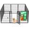 Show in main carousel: FXW Homeplus Indoor Dog Playpen, Black, 40-in, 12-panel slide 1 of 9