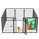 FXW Homeplus Indoor Dog Playpen, Black, 40-in, 12-panel