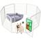 Show in main carousel: FXW Homeplus Indoor Dog Playpen, White, 24-in, 8-panel slide 1 of 9