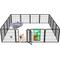 Show in main carousel: FXW Homeplus Indoor Dog Playpen, Black, 24-in, 16-panel slide 1 of 9