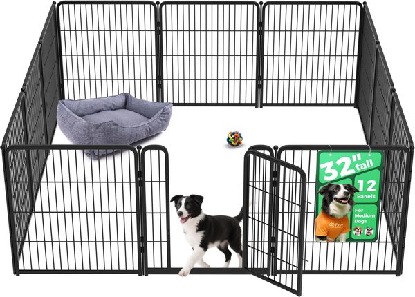 Show full view: FXW Homeplus Indoor Dog Playpen, 32-in, 12-panel slide 1 of 9