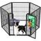 Show in main carousel: FXW Homeplus Indoor Dog Playpen, Black, 32-in, 6-panel slide 1 of 9