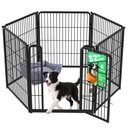 FXW Homeplus Indoor Dog Playpen, Black, 32-in, 6-panel