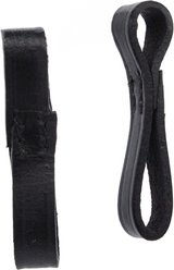 Camelot Leather Horse Bit Loops, Black