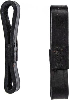 Show full view: Camelot Leather Horse Bit Loops, Black slide 2 of 2