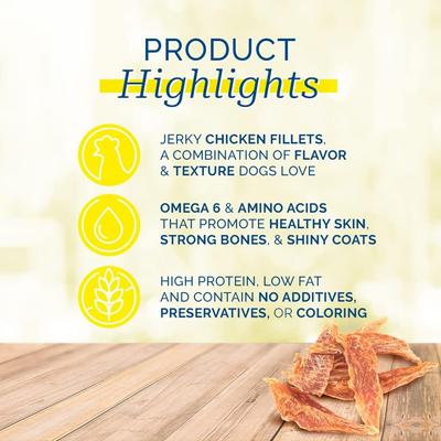 Show full view: Pet Center Sliced Chicken Breast Tenders Dog Treats, 2-lb jar slide 5 of 8