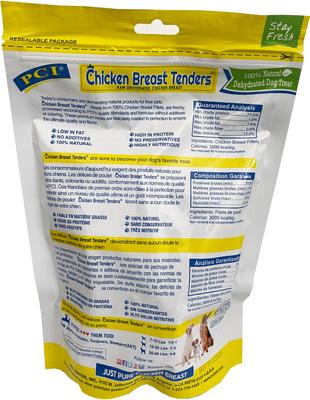 Show full view: Pet Center Sliced Chicken Breast Tenders Dehydrated Dog Treats, 8-oz bag slide 3 of 8