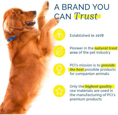 Show full view: Pet Center Chicken & Brown Rice Dumbbells Dehydrated Dog Treats, 2.5-lb canister slide 8 of 9