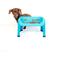 Show in main carousel: Fluff Trough Binge Blocker Elevated Dog & Cat Slow Feeder, Teal slide 2 of 7