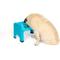 Show in main carousel: Fluff Trough Binge Blocker Elevated Dog & Cat Slow Feeder, Teal slide 3 of 7