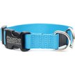 Show in main carousel: Mimi Green Breakaway Personalized Nylon Dog Collar with Black Plastic Buckle, Peacock Blue, X-Large: 22 to 26-in neck, 1-in wide slide 1 of 4