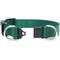 Show in main carousel: Mimi Green Breakaway Personalized Nylon Dog Collar with Black Plastic Buckle, Forest Green, Large: 18 to 22-in neck, 1-in wide slide 3 of 6
