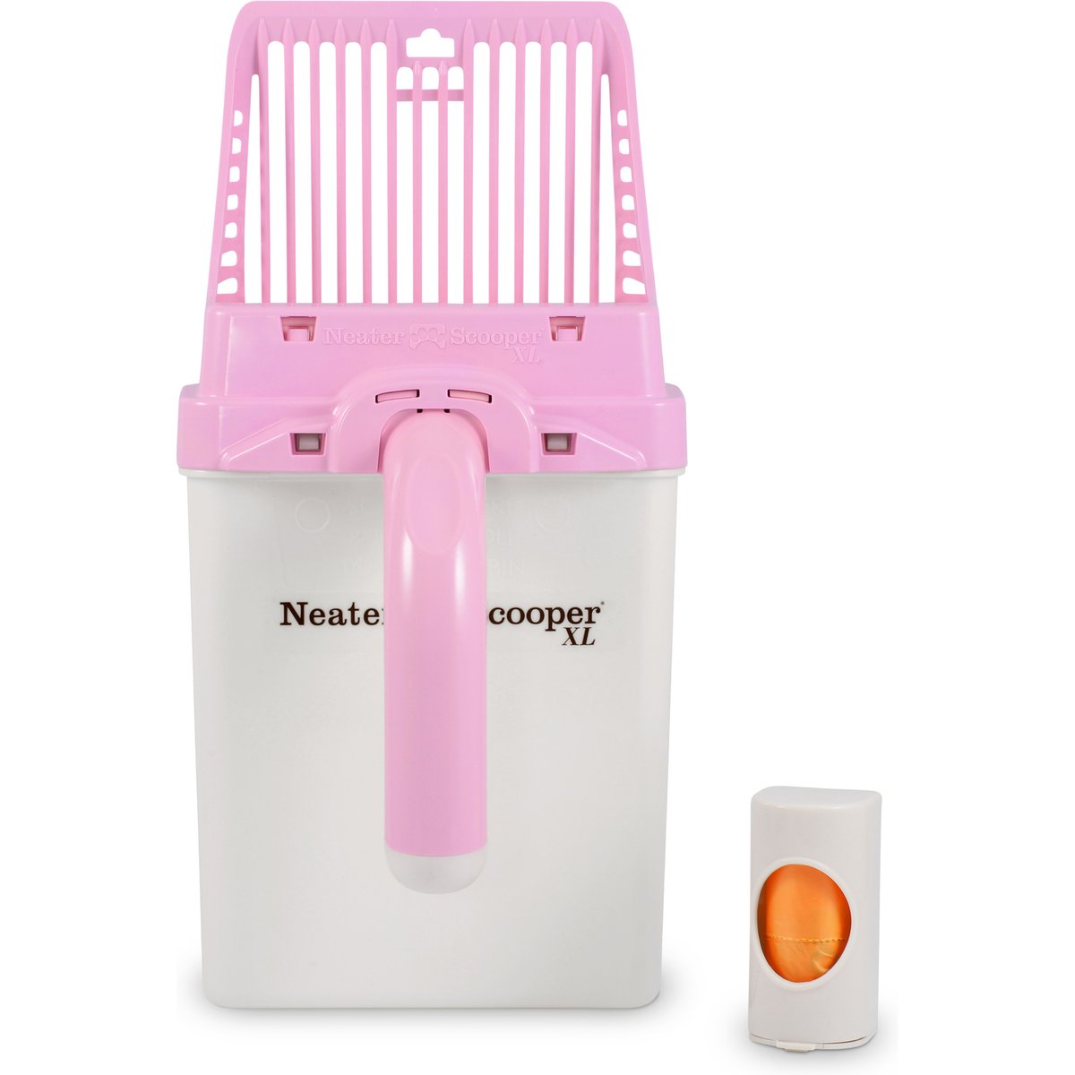 Neater Pets Neater Scooper XL Direct-to-Bag Cat Litter Scoop, 6 x 3 x 11-in, Pink