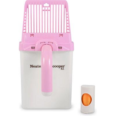 Neater Pets Neater Pets Neater Scooper XL Direct-to-Bag Cat Litter Scoop, 6 x 3 x 11-in, Pink